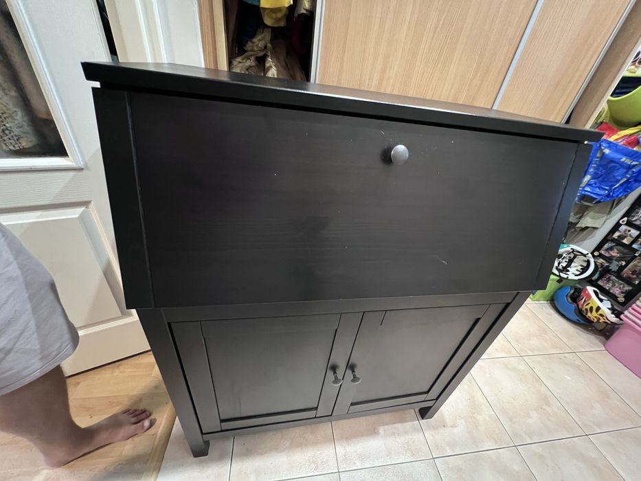 Sekretarzyk IKEA Hemnes – czarny – 400