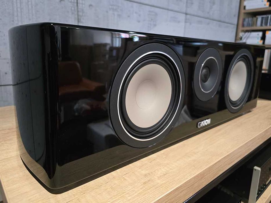 Canton Reference 50K Center - Kolumna głośnikowa centralna, do kina domowego, używana, czarny lakier, Łódź