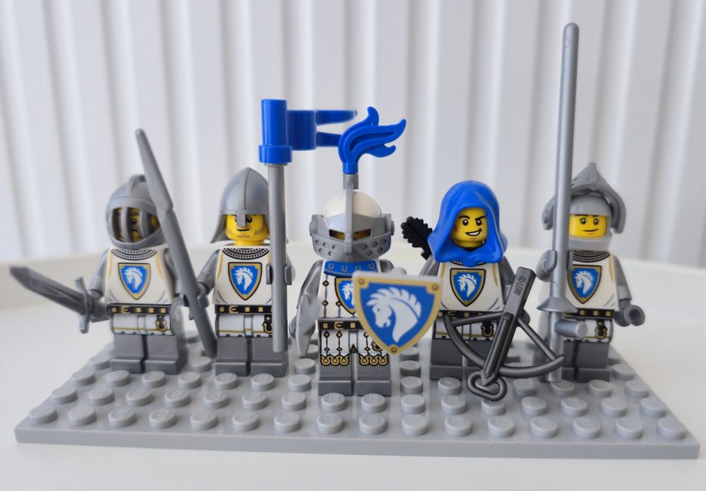 Nowe zestaw 5x Lego Rycerz Herbu Konia Castle