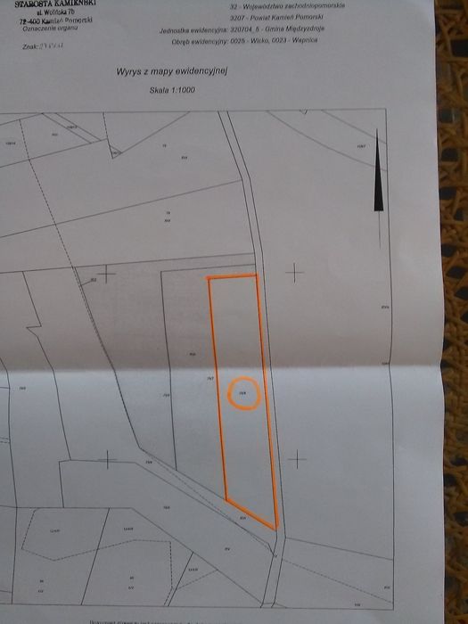 Działka MIĘDZYZDROJE Wicko 3200 m kw - Widok 3