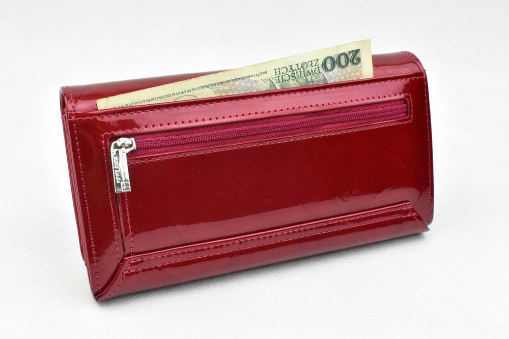 Portfel damski Pierre Cardin Red Leaf kolor czerwony