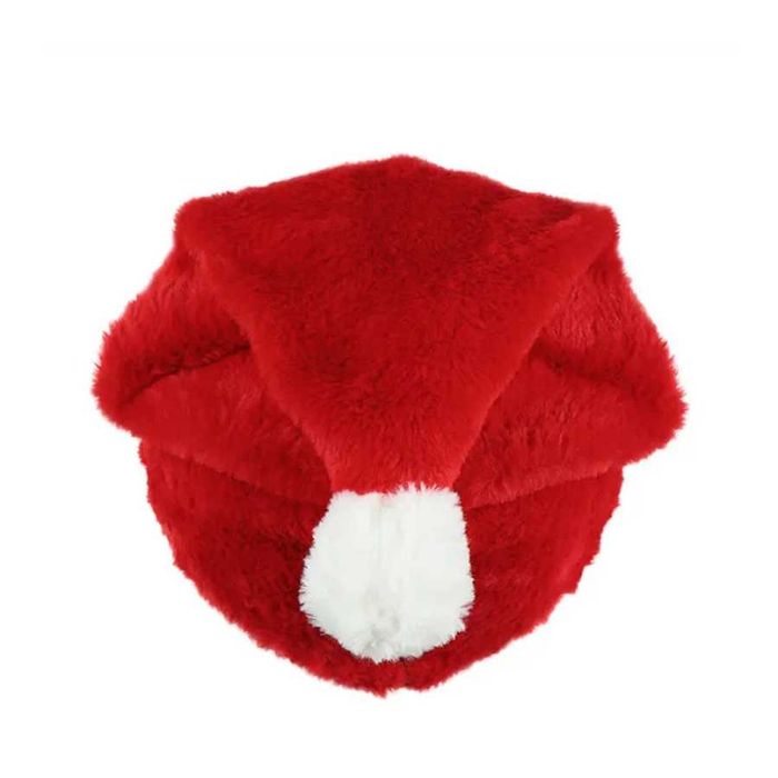 Gorro de Pai Natal com Barba para Capacete de Mota - Tamanho Único