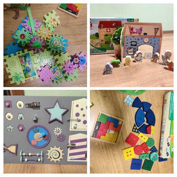 Годинник, календар Woody. Магнітний годинник Playtive