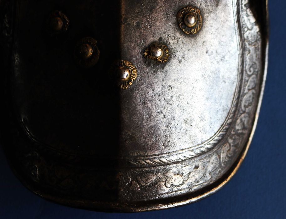 Testeira de Cavalo (Chanfron), séc. XVI-XVII, muito rara