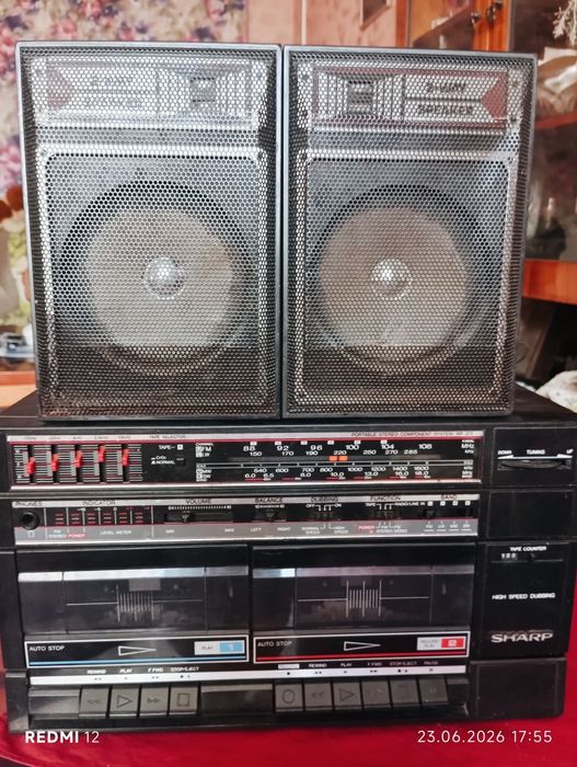 Магнитола Sharp WF-372H(BK) Япония