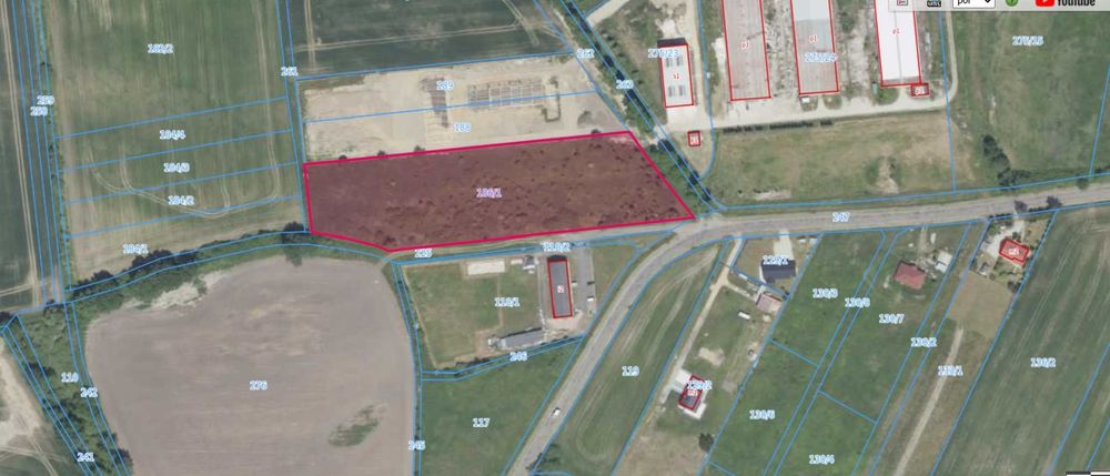 Działka pod zabudowę przemysłową