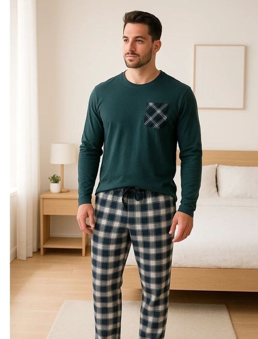 Мужская трикотажная пижама Livergy М 48/50, хлопок