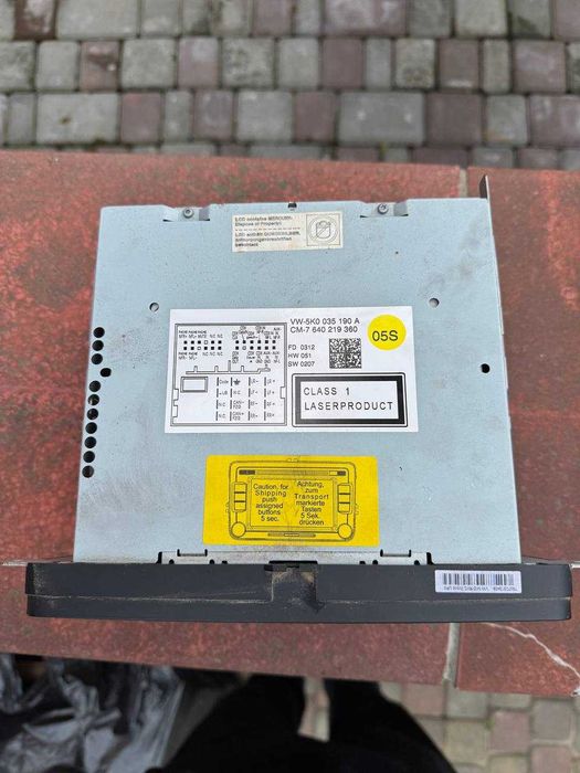 RCD-510 Оригінальна магнітола з passat b7, код в наявності. Камера.