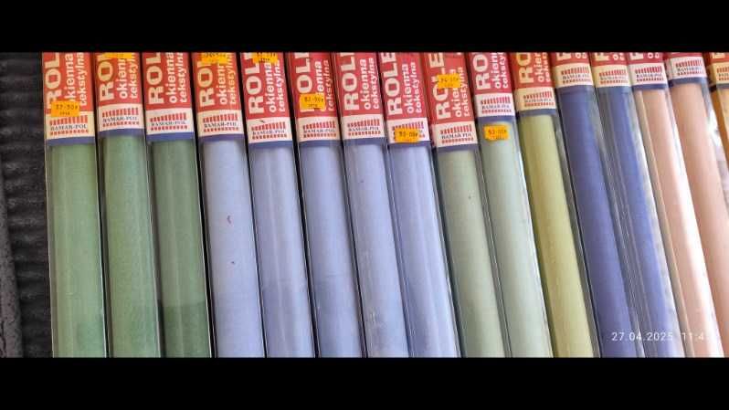 Rolety -wyprzedaż końcówki