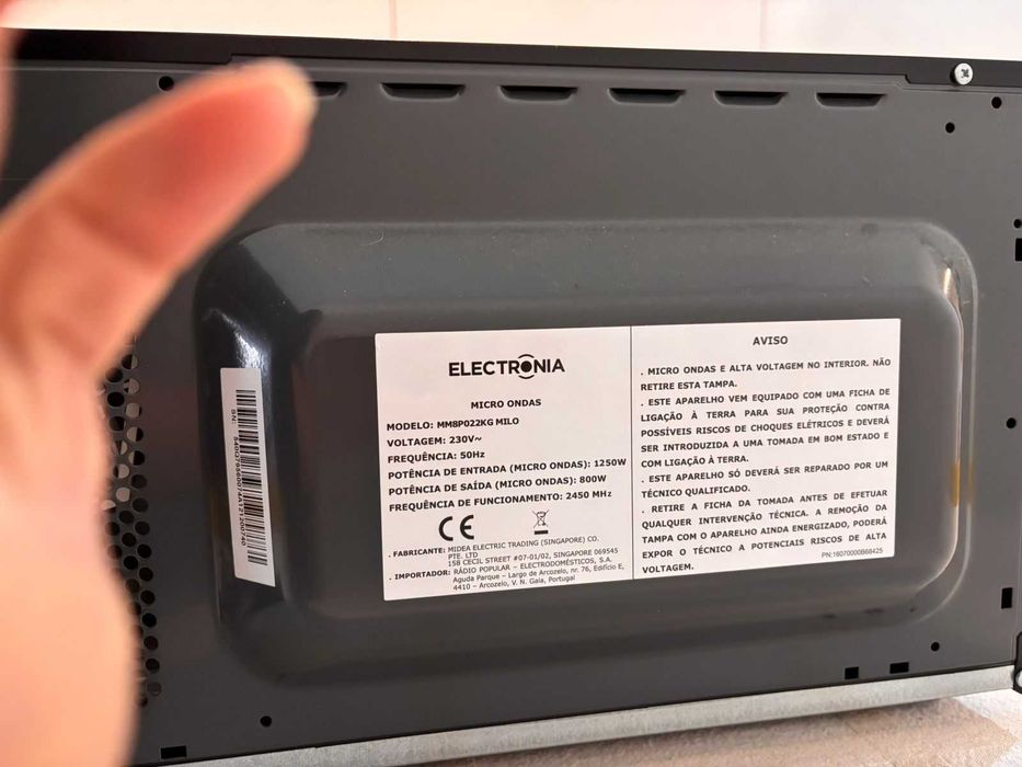 Micro ondas Electronia 25 Lt