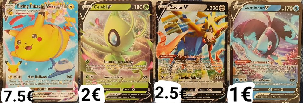 Cartas Pokemon V