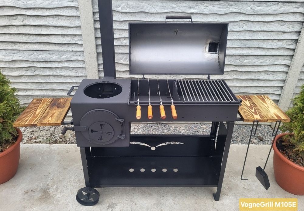 • ХІТ 2026 • Гарантія • Мангал Барбекю з Піччю під Казан / Коптильня