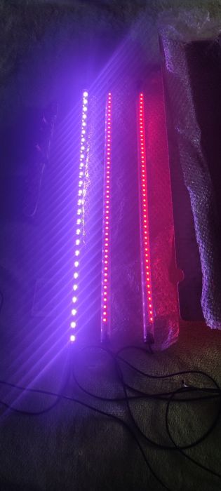 Pozostałości po akwarium lampy led