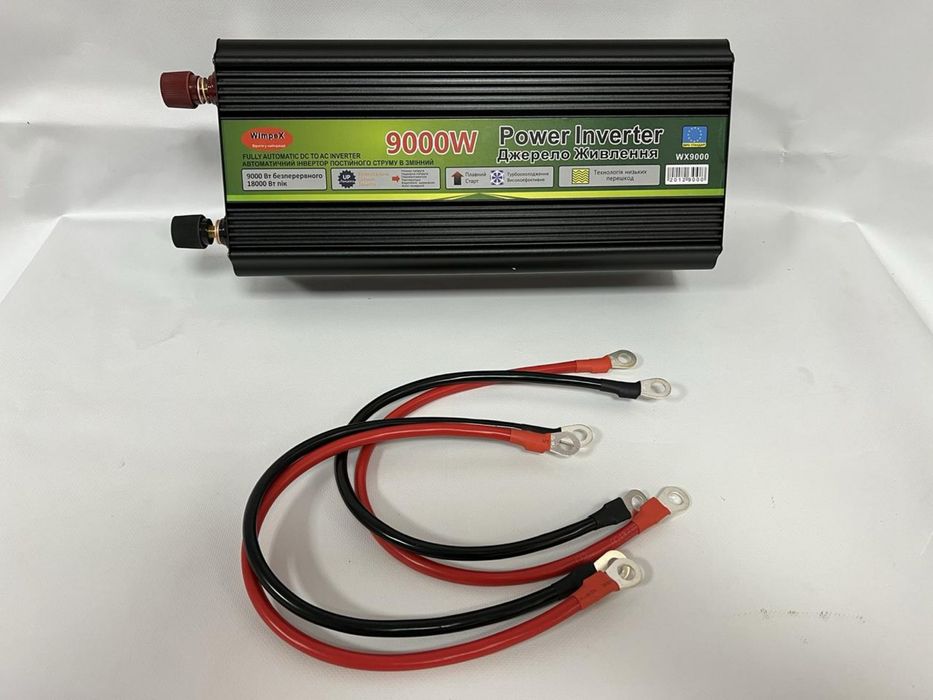 Преобразователь тока ЧИСТЫЙ СИНУС 12-220/9000W. Инвертор. ДЛЯ ДОМА