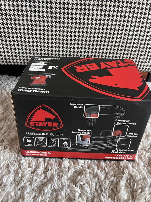 Lixadora Orbital Stayer – Como Nova – Conjunto Completo