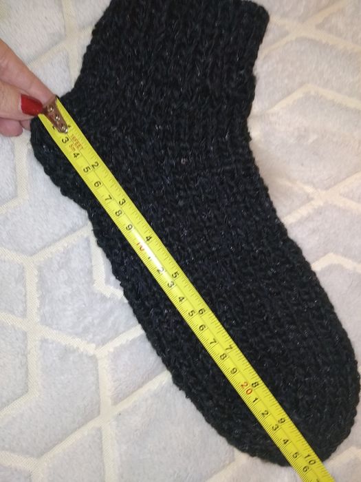 С паетками! Р. 37-39 вязаные шерстяные зимние носки носочки тапочки