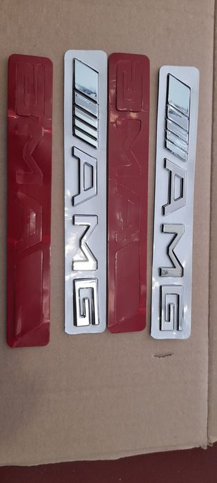 Emblemas AMG Para a Mala Com Aplique 3M Profissional Incluídos NOVOS