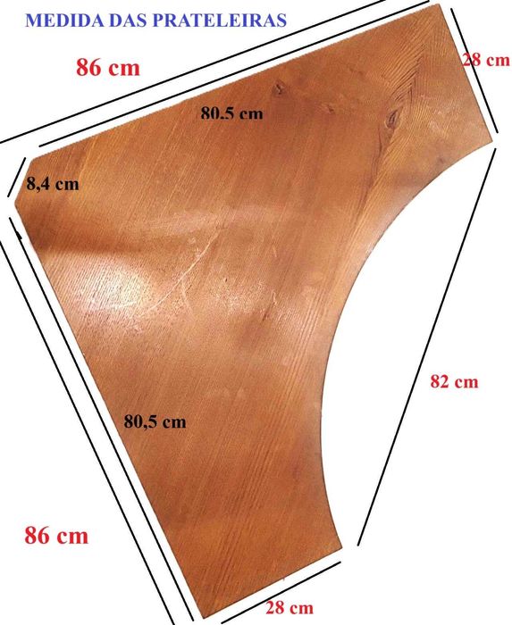 Estante de canto curva | modelo OLAIO  raro | design português anos 60