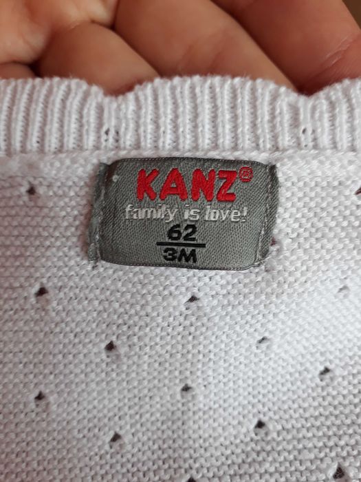 Śliczne białe bolerko dla dziewczynki, rozm 62