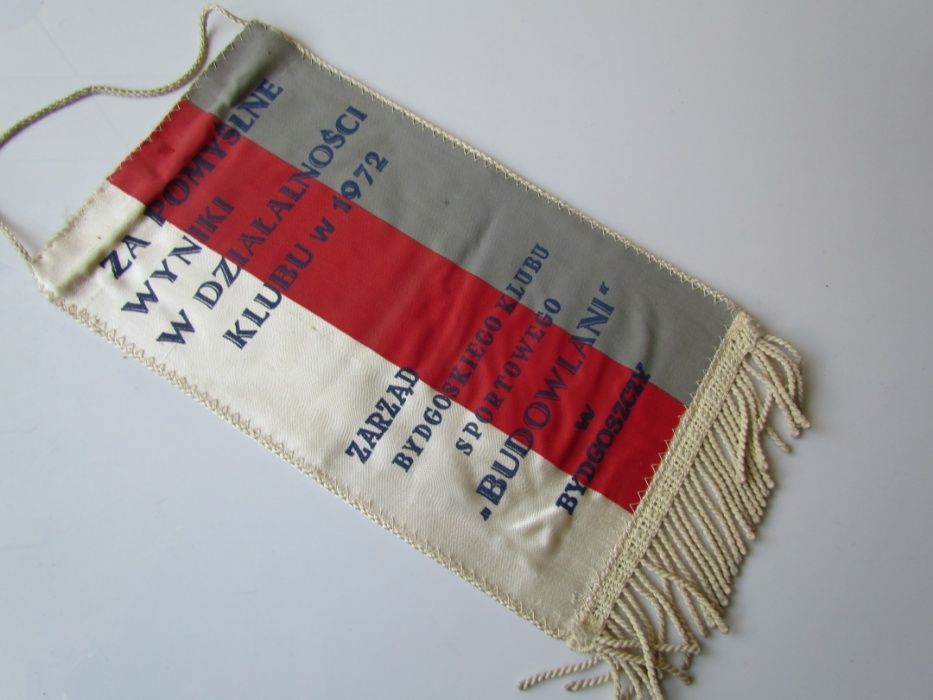 Proporczyk BKS Budowlany Klub Sportowy Bydgoszcz Zarząd