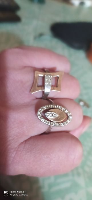 Красивые колечка серебро ,колечко СССР ПОЗОЛОЧЕНОЕ 650 гр.кулончики.