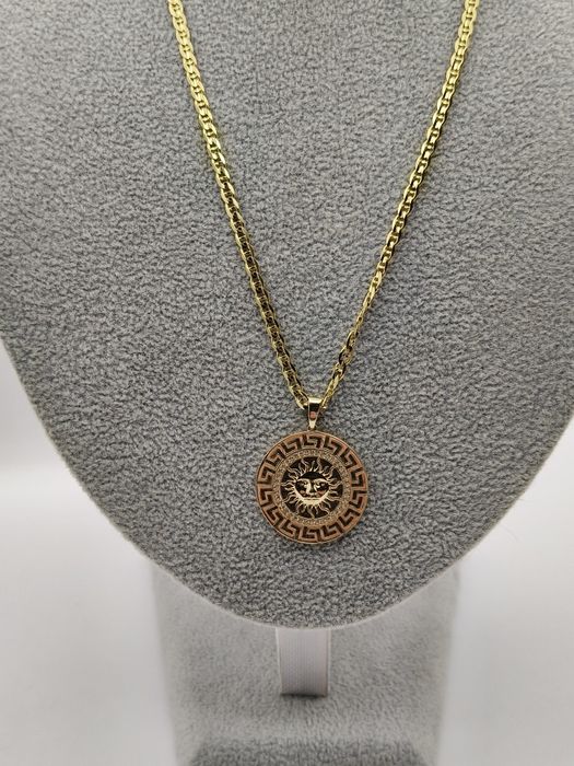 Złota Zawieszka Wzór Grecki Pr.585 Nowa Zapraszamy