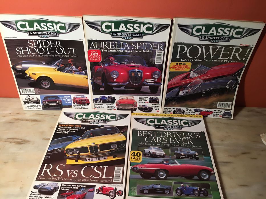 CLASSIC & SPORTS CAR - 14 rev/s. entre 1997 e 2007 - em bom estado