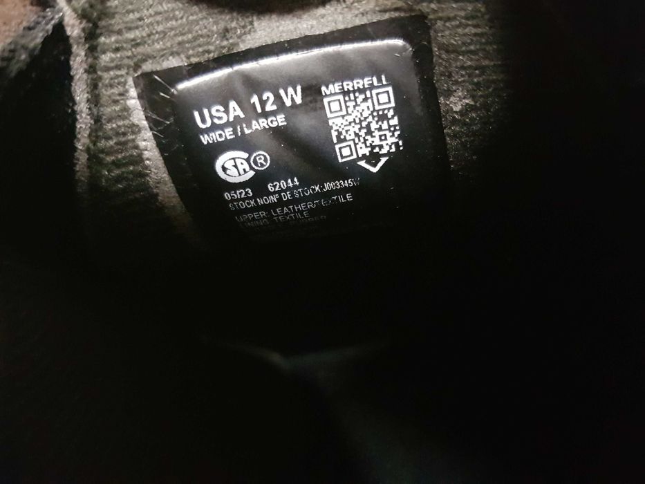 Buty robocze MERRELL rozm 45 wkł 30,5 cm S3