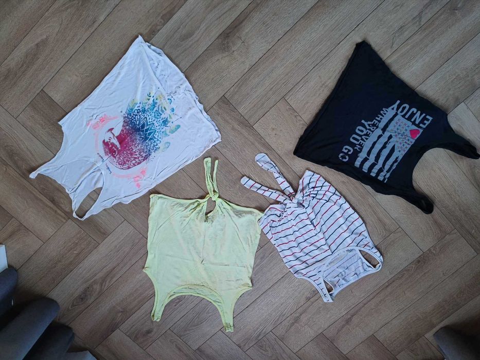 4 letnie bluzki bokserki rozmiar S