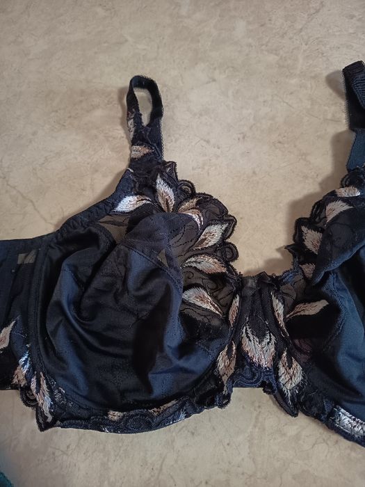 Stanik biustonosz 100 C/D zestaw 2 sztuki miękki