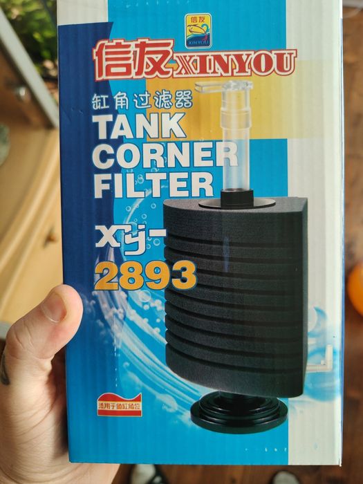 Filtr gąbkowy do akwarium 100l+