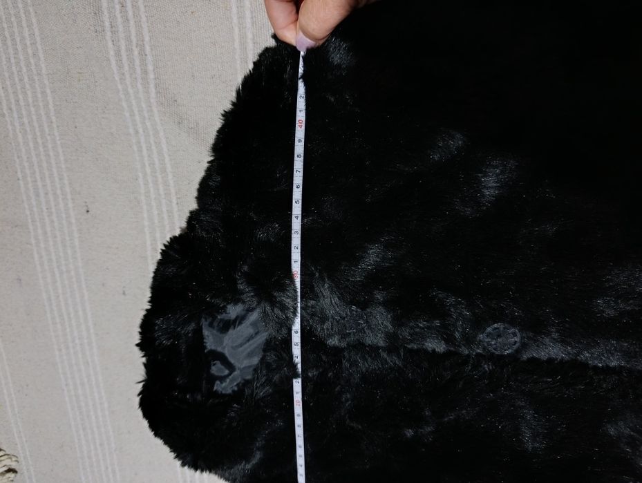 Casaco quente de pelo