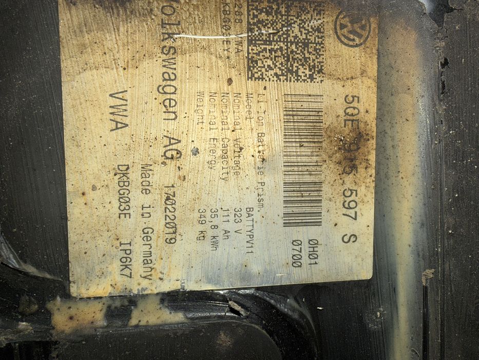 VW E golf ввб 36 kwh 5QE 915 597 S батарея