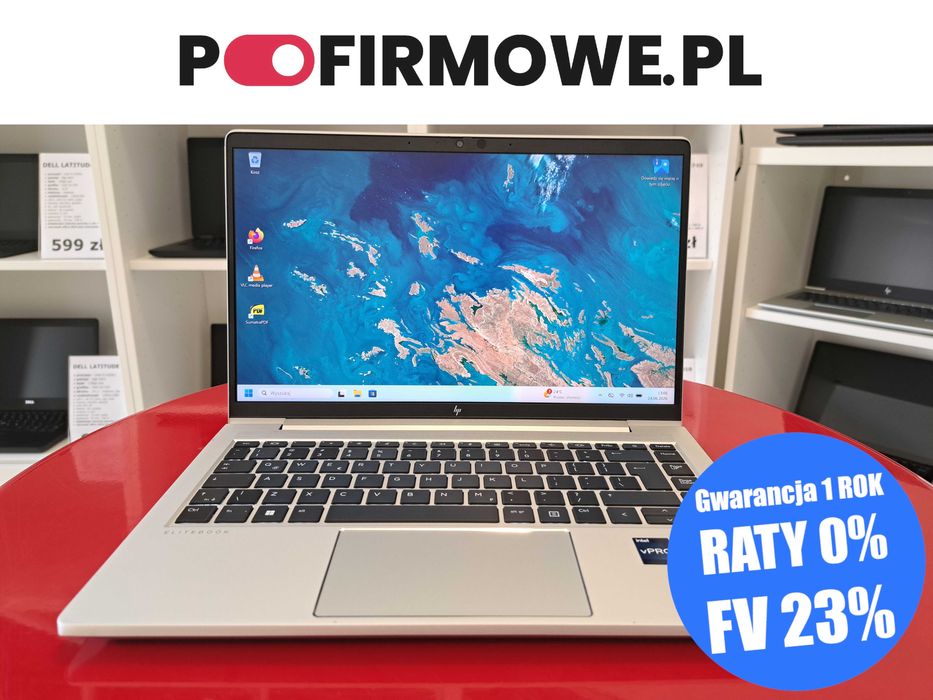 UltraBook 14" Laptop HP Elitebook 640 G9 i5-12GEN 16GB/256SSD FullHD IPS Win11 HDMI USB-C Gwarancja 12mc Faktura 23% PoFirmowe.pl
