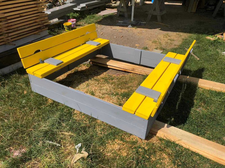 Пісочниця Дитяча | Песочница, Столик з Лавочками | 1м, 1.5м, 2м.