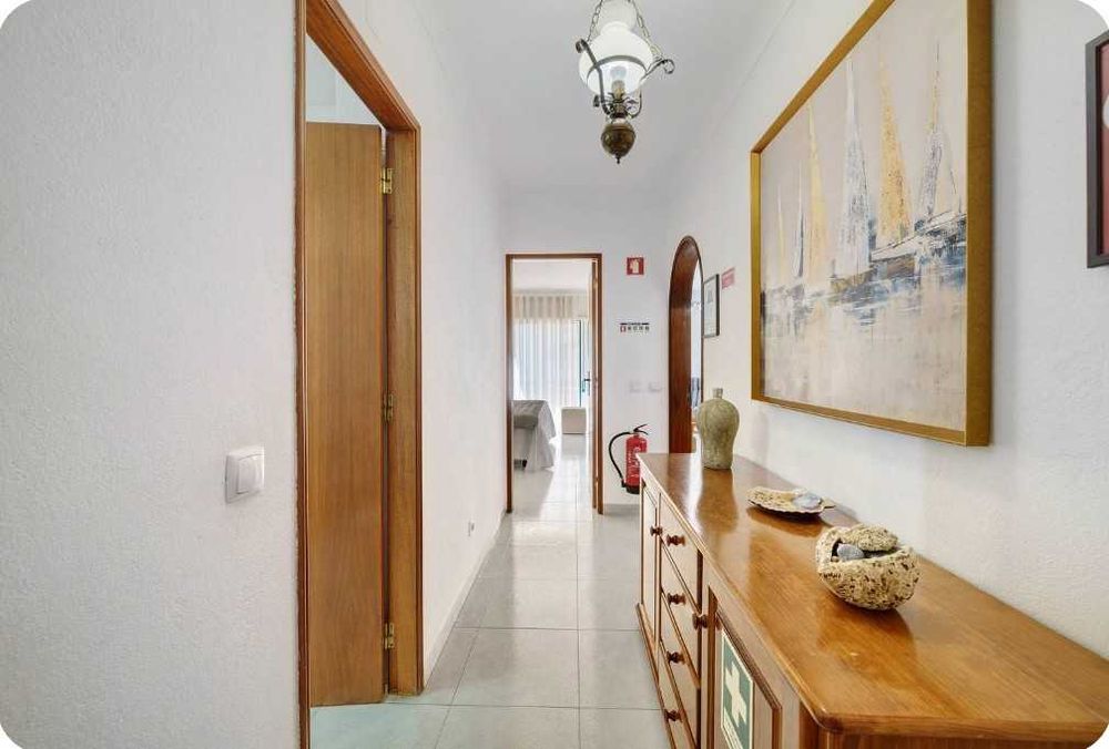 Apartamento para férias a 100m da Praia de Armação de Pêra | Varanda e Vista Mar