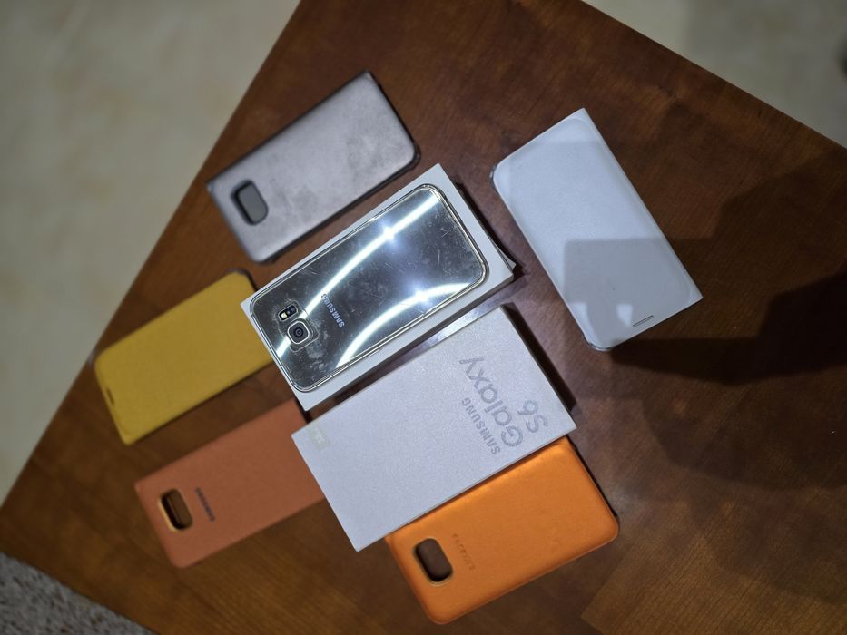 Samsung Galaxy S6 para peças e muitas capas