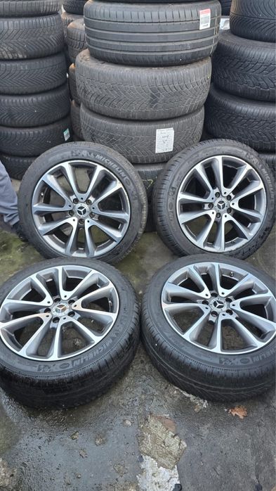 Felgi aluminiowe 18” Mercedes E-Klasa 5x112 + opony zimowe Michelin