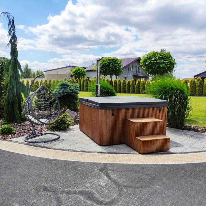 Balia ogrodowa gorąca beczka jacuzzi hydromasażaeromasaż