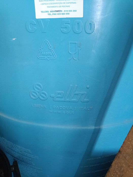 Cisterna 500L + Balão + 2 Motores de Pressão