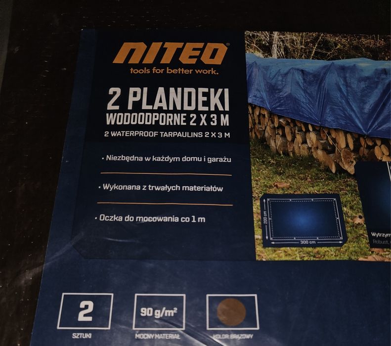 Plandeka 2x3 nowa