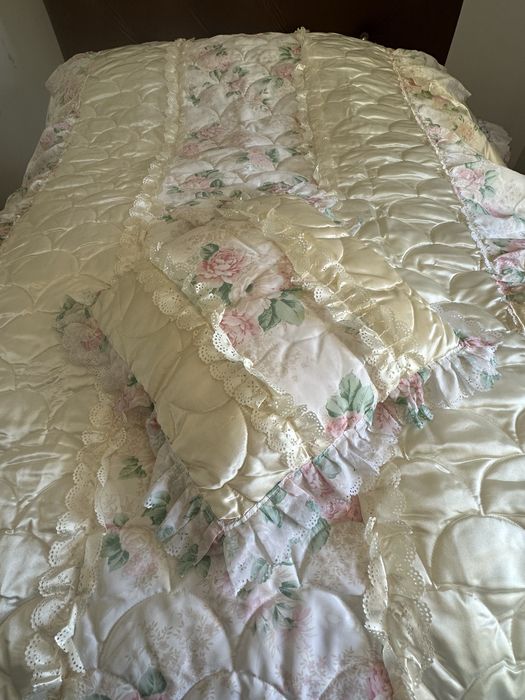 Edredão como novo cama de solteiro