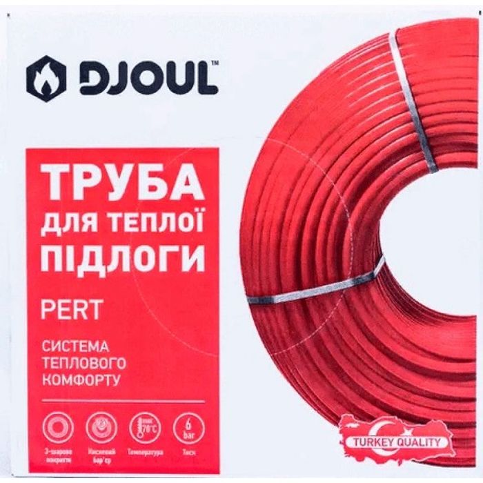Труба для теплого пола Djoul PE-RT 16x2.0 мм (Турция)