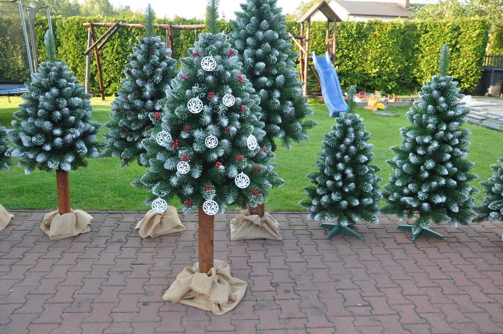 Choinka Sztuczna na pniu (gęsta)-Sosna Diamentowa-160cm (producent)