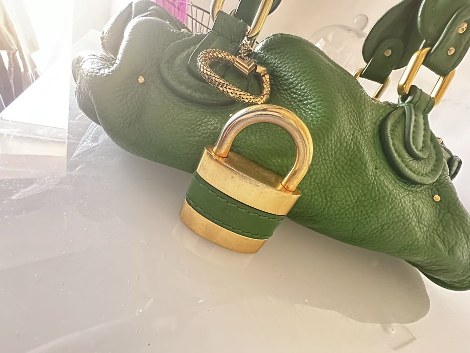 Chloé Paddington Verde c/Acessorios Dourados