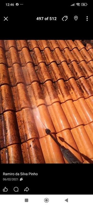 Faços trabalhos de capoto,cortiça,limpeza de telhados,etc