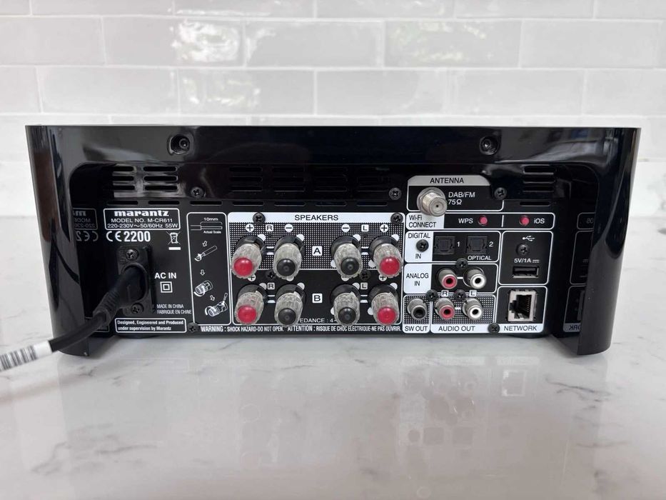 Мережевий CD-ресивер, сд плеер, блютуз, тюнер MARANTZ M-CR611
