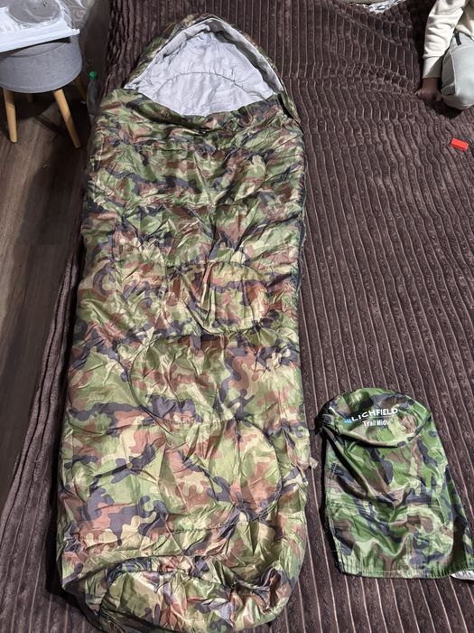 Спальний мішок камуфляжний