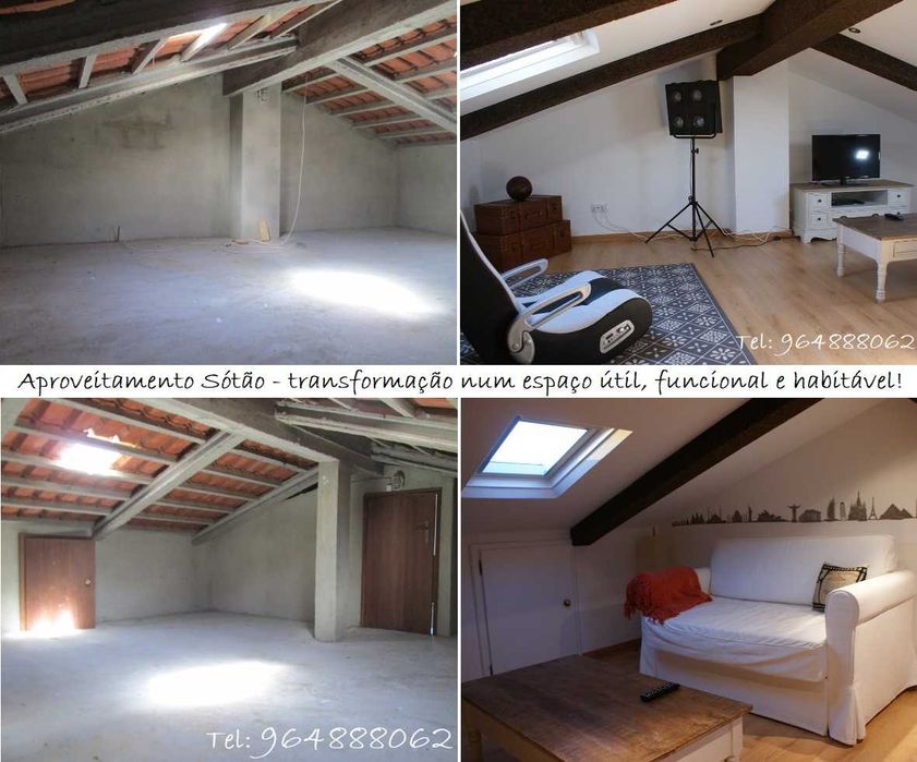 Aproveitamento de Sótão - transformar num espaço útil, funcional e habitável!527126368323512325