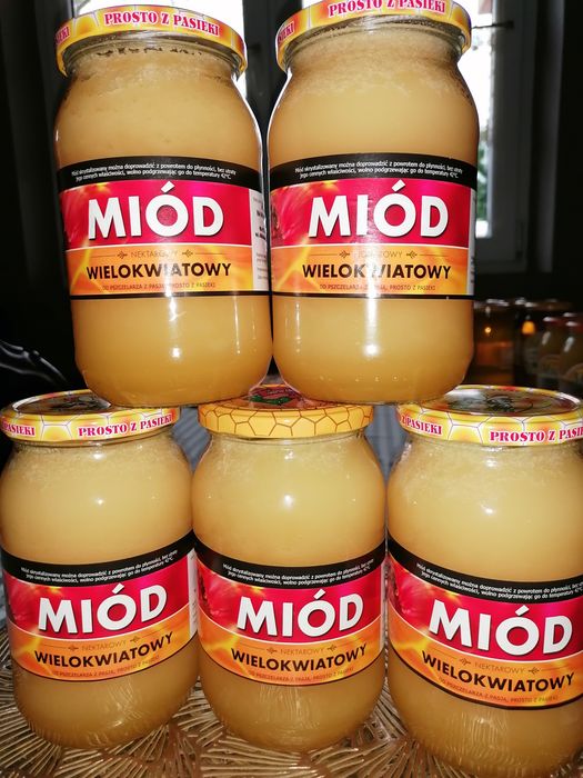 Miód z własnej pasieki 1,2kg